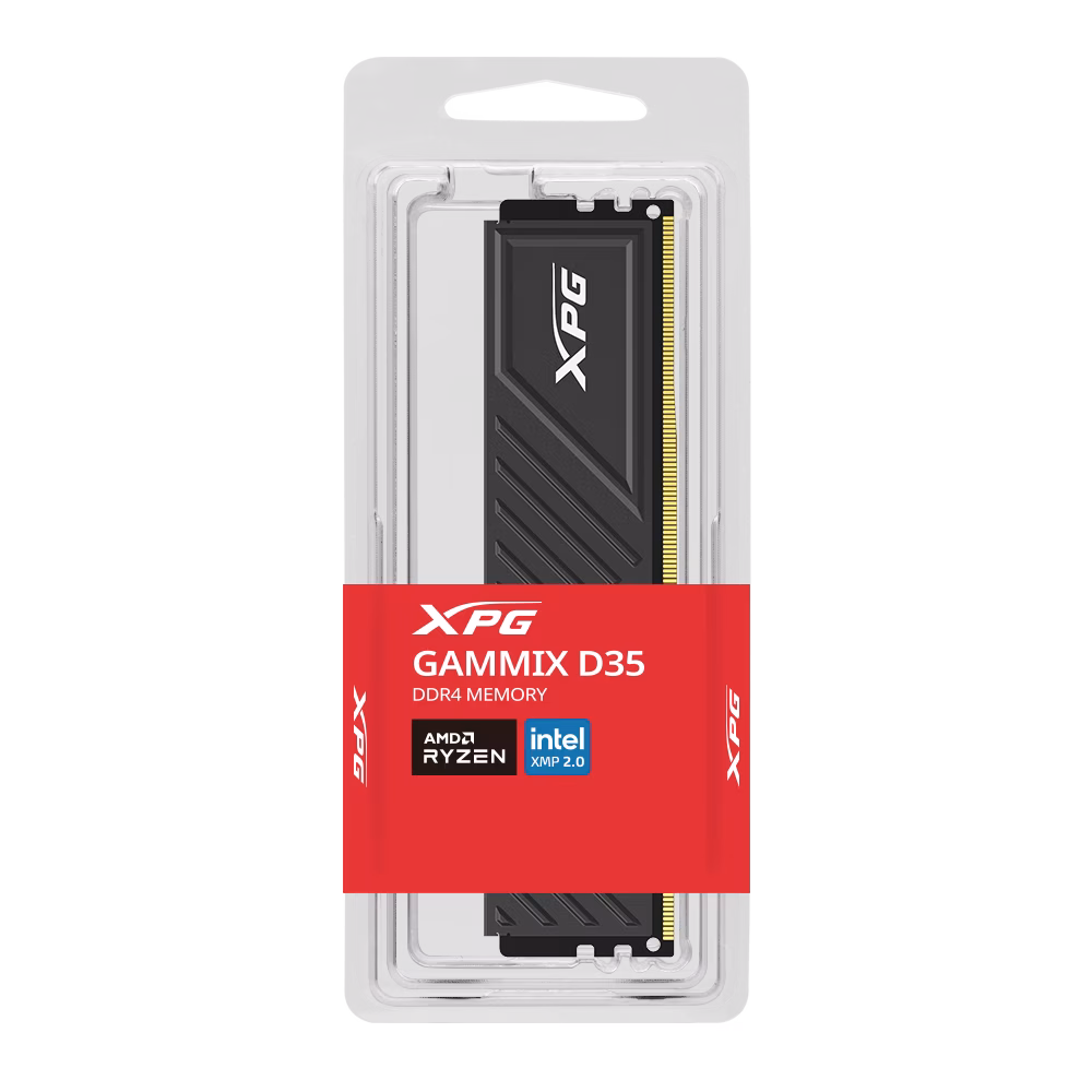 MEM ADATA XPG GAMMIX D35 16GB 3600MHz NERA DDR4 RET - AX4U360016G18I-SBKD35