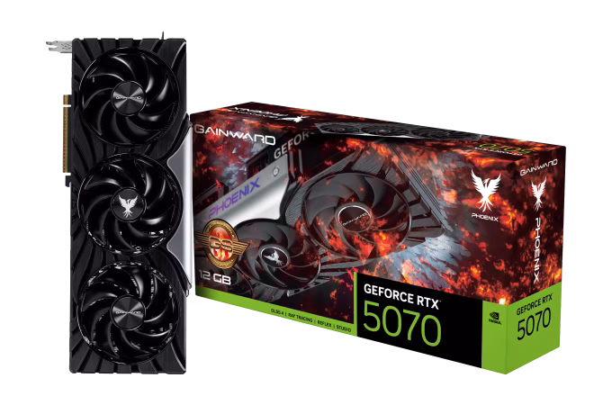 Scheda Video Gainward Nvidia GeForce RTX 5070 Phoenix GS 12GB GDDR7 Nero