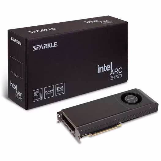 Scheda Video Sparkle Arc Pro B70 Blower 32GB GDDR6 Nero
