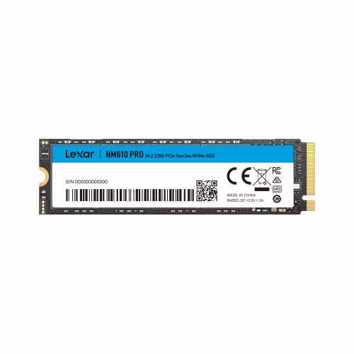 SSD M.2 Lexar NM610 Pro NVMe PCIe 3.0 Type2280 500GB