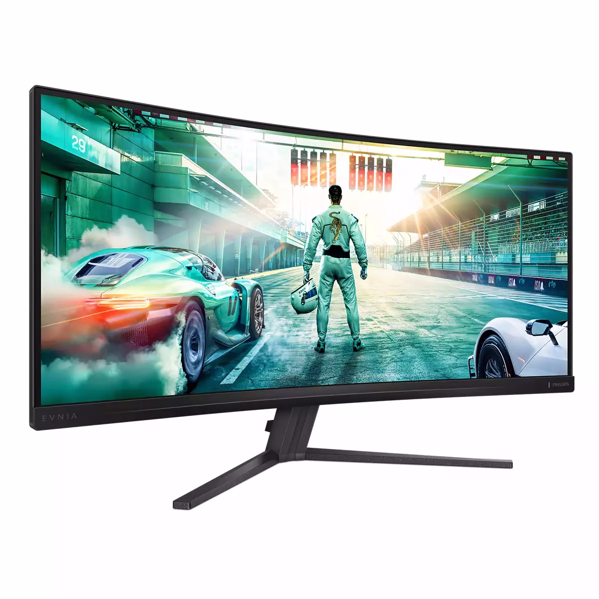 Monitor Philips Evnia 34M2C3500L 34'' VA HDMI DisplayPort HDR Curvo 180Hz Grigio Scuro