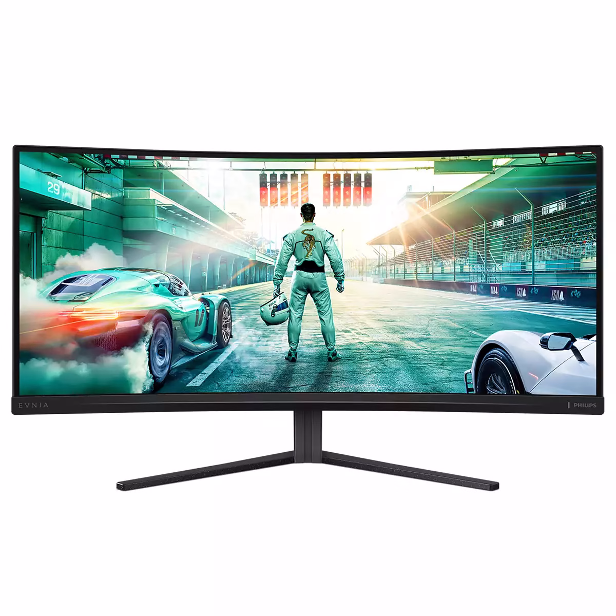 Monitor Philips Evnia 34M2C3500L 34'' VA HDMI DisplayPort HDR Curvo 180Hz Grigio Scuro 13 Monitor Philips Evnia 34M2C3500L 34'' VA HDMI DisplayPort HDR Curvo 180Hz Grigio Scuro - immagine 13
