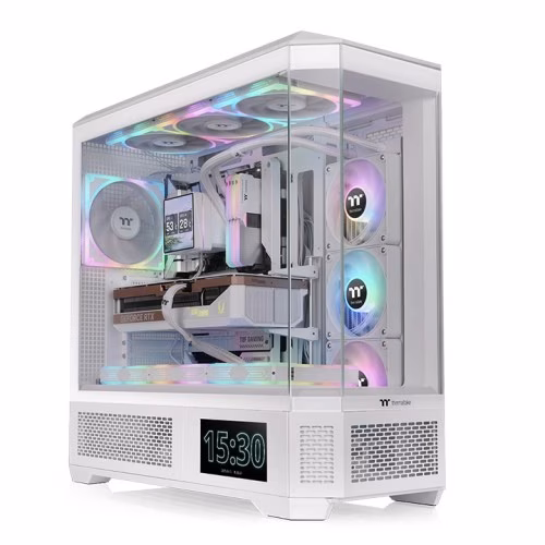 Case Thermaltake View 600 TG Big Tower E-ATX ARGB Vetro Temperato Bianco