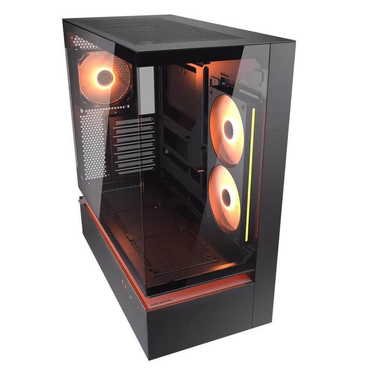 COUGAR CASE M.TOWER CFV235 TG 240 REV+120ARGB FAN RGB HUB SYNC LED STRIP