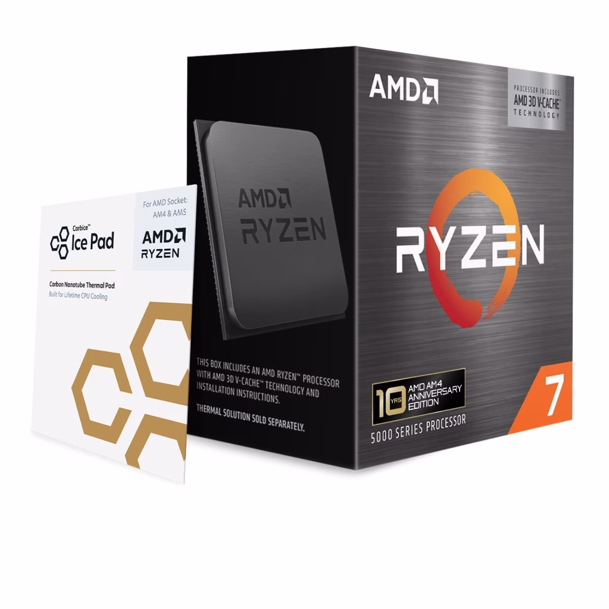 CPU AMD Ryzen 7 5800X3D AM4 3,4 GHz 96 MB Cache Box