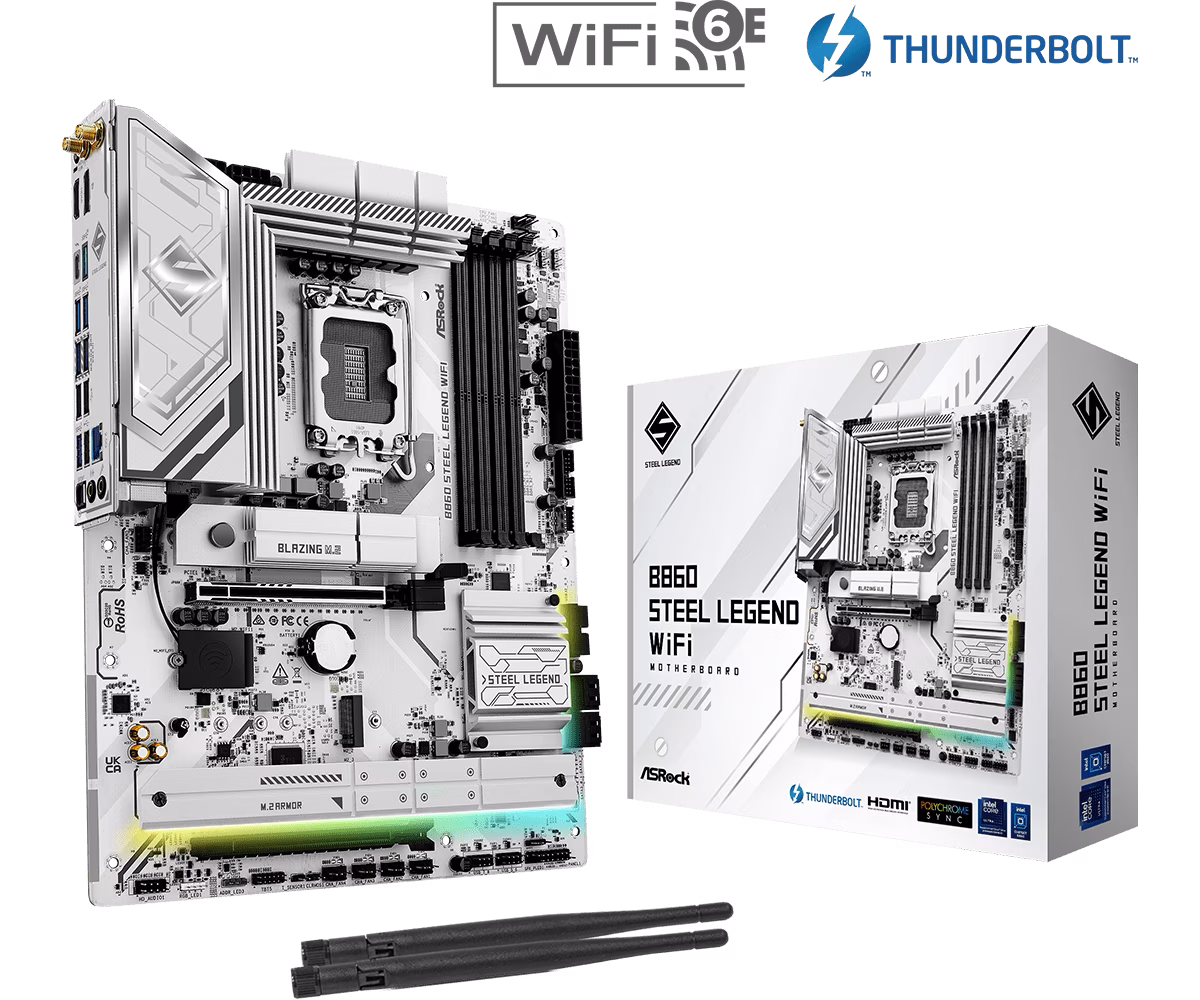 MB ASROCK B860 STEEL LEGEND WIFI S1851