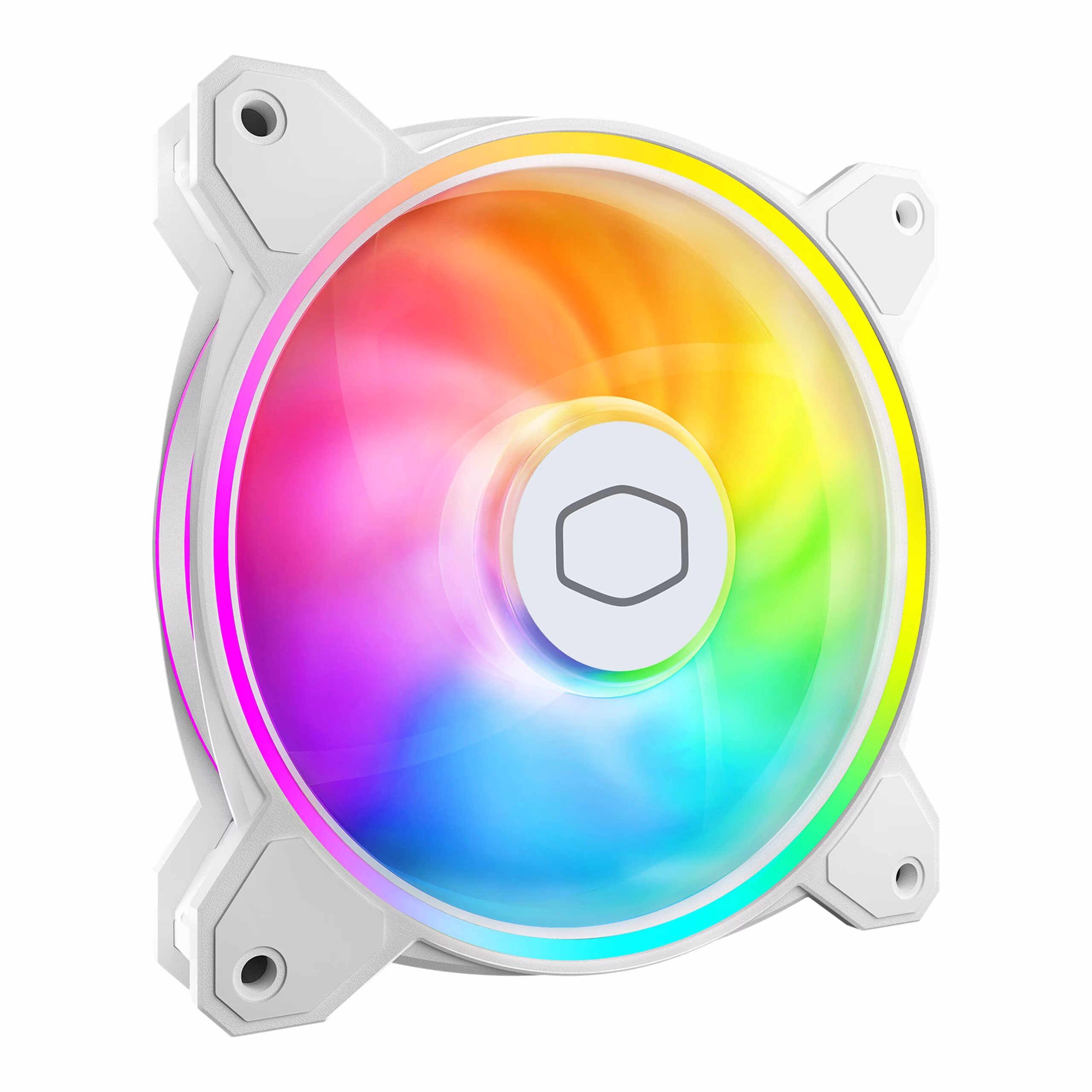 Ventola Cooler Master MasterFan MF120 Halo2 White Edition 120mm Bianco