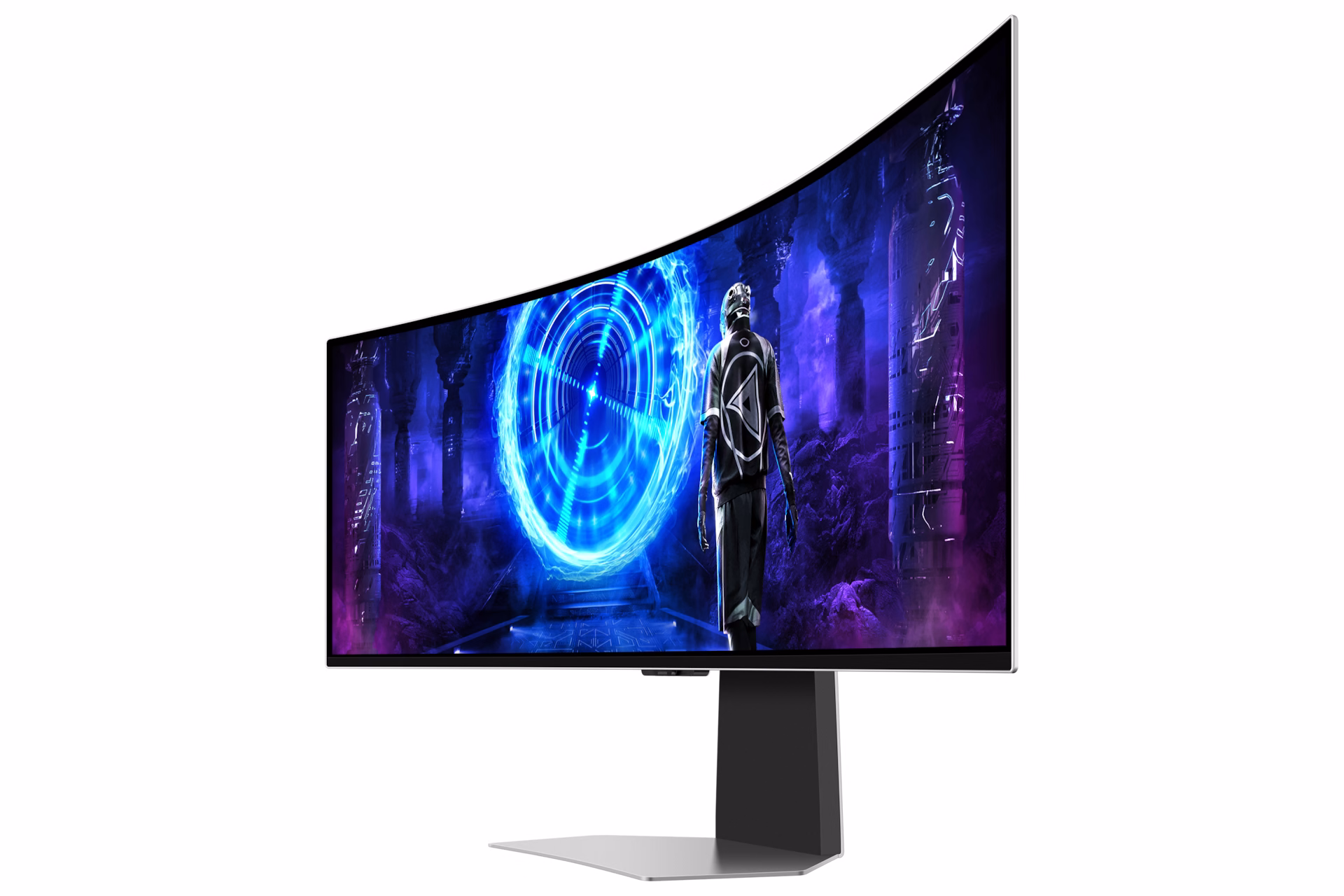 Monitor Samsung Odyssey OLED G9 G95SD 49" 240Hz QD-OLED G-SYNC Super Ultra Widescreen 3 Monitor Samsung Odyssey OLED G9 G95SD 49" 240Hz QD-OLED G-SYNC Super Ultra Widescreen - immagine 3