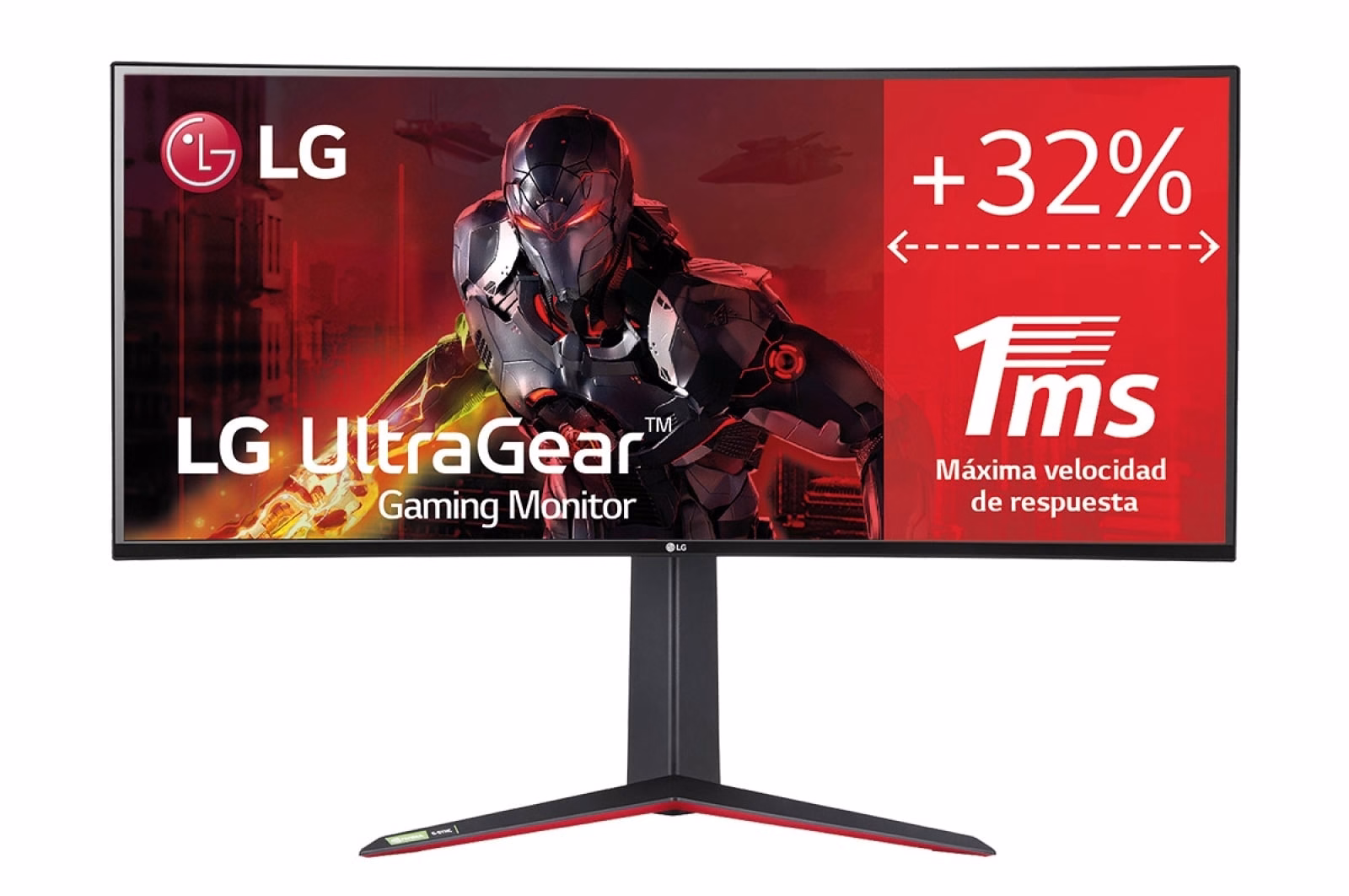 Monitor LG Curvo 34GN850P-B 34" 3440 x 1440 Pixel Wide Quad HD LED Nero