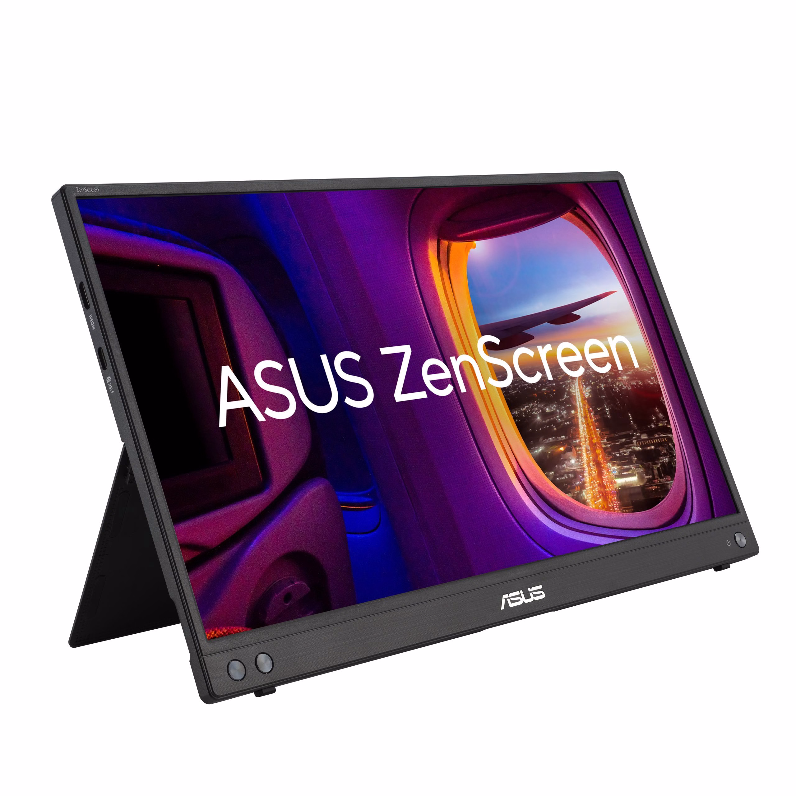 Monitor ASUS ZenScreen MB16AHV 16'' FullHD IPS USB-C Mini-HDMI LED Nero 2 Monitor ASUS ZenScreen MB16AHV 16'' FullHD IPS USB-C Mini-HDMI LED Nero - immagine 2