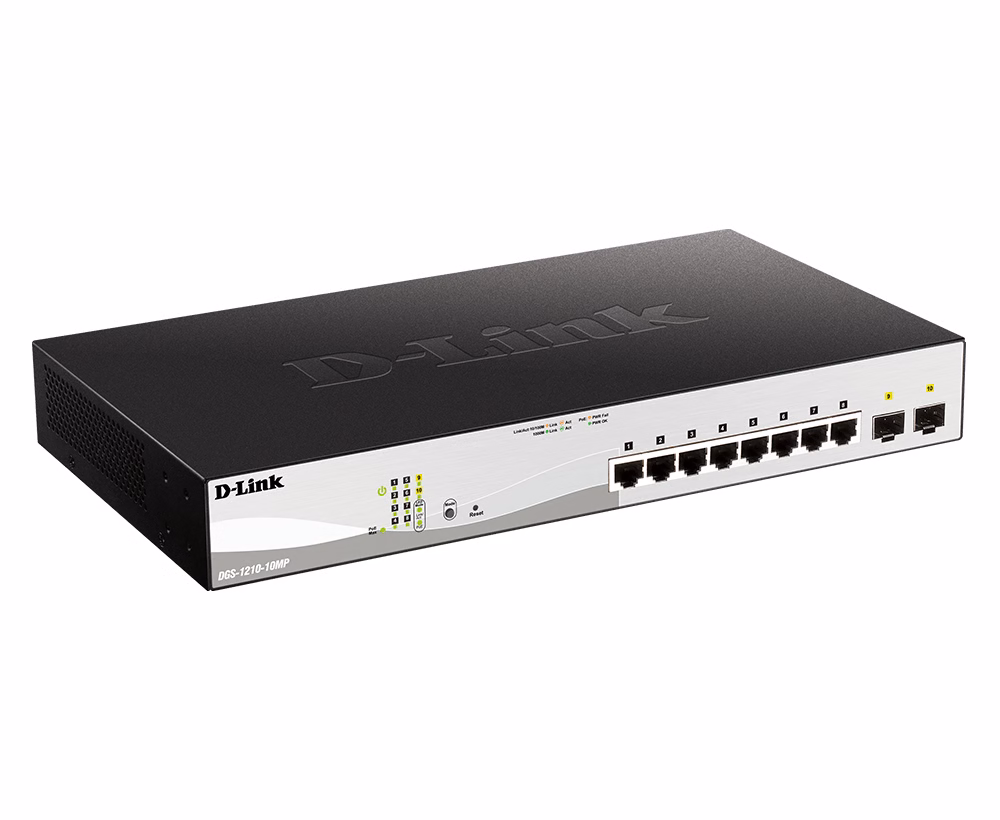 SWITCH D-Link DGS-1210-10MP/E PoE/GE/GE/SMA/08 2 SWITCH D-Link DGS-1210-10MP/E PoE/GE/GE/SMA/08 - immagine 2