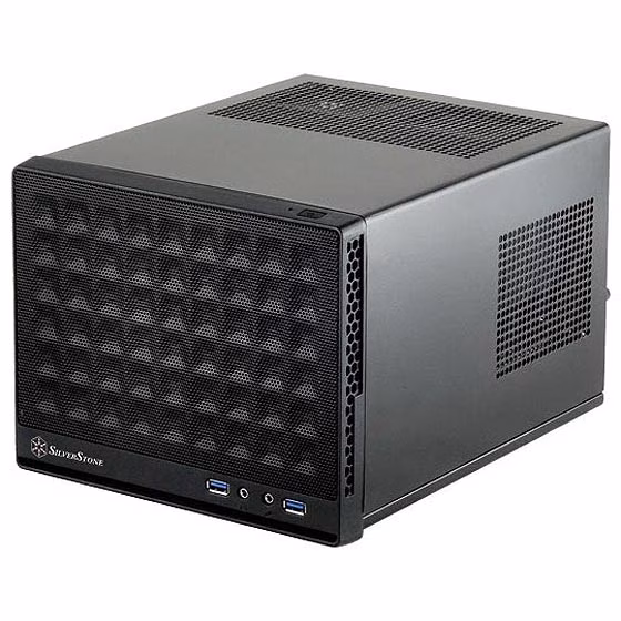 Case SilverStone SG13B Nero Desktop Mini Tower Mini DTX