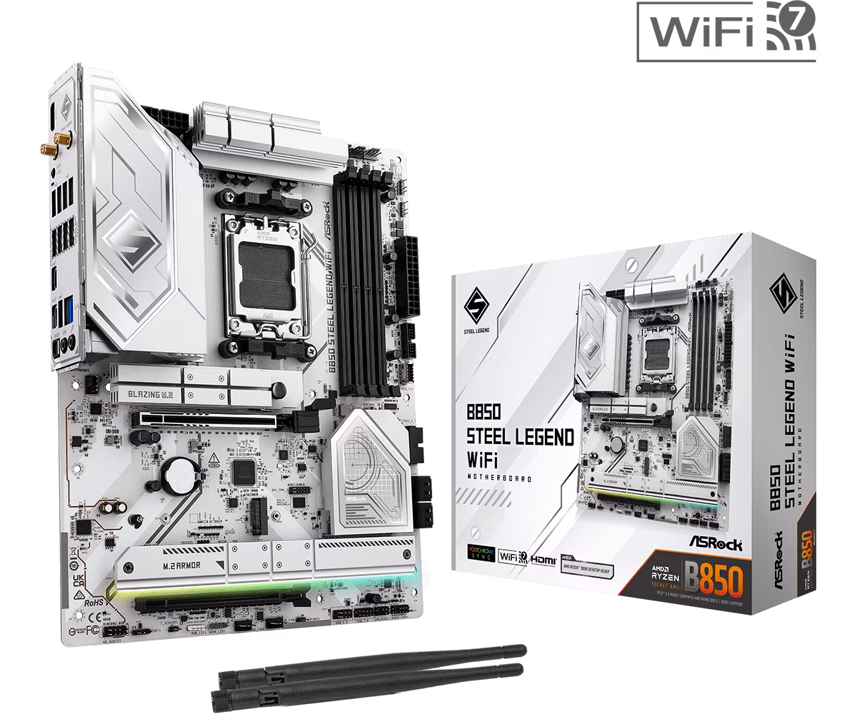 MB ASROCK B850 STEEL LEGEND WIFI