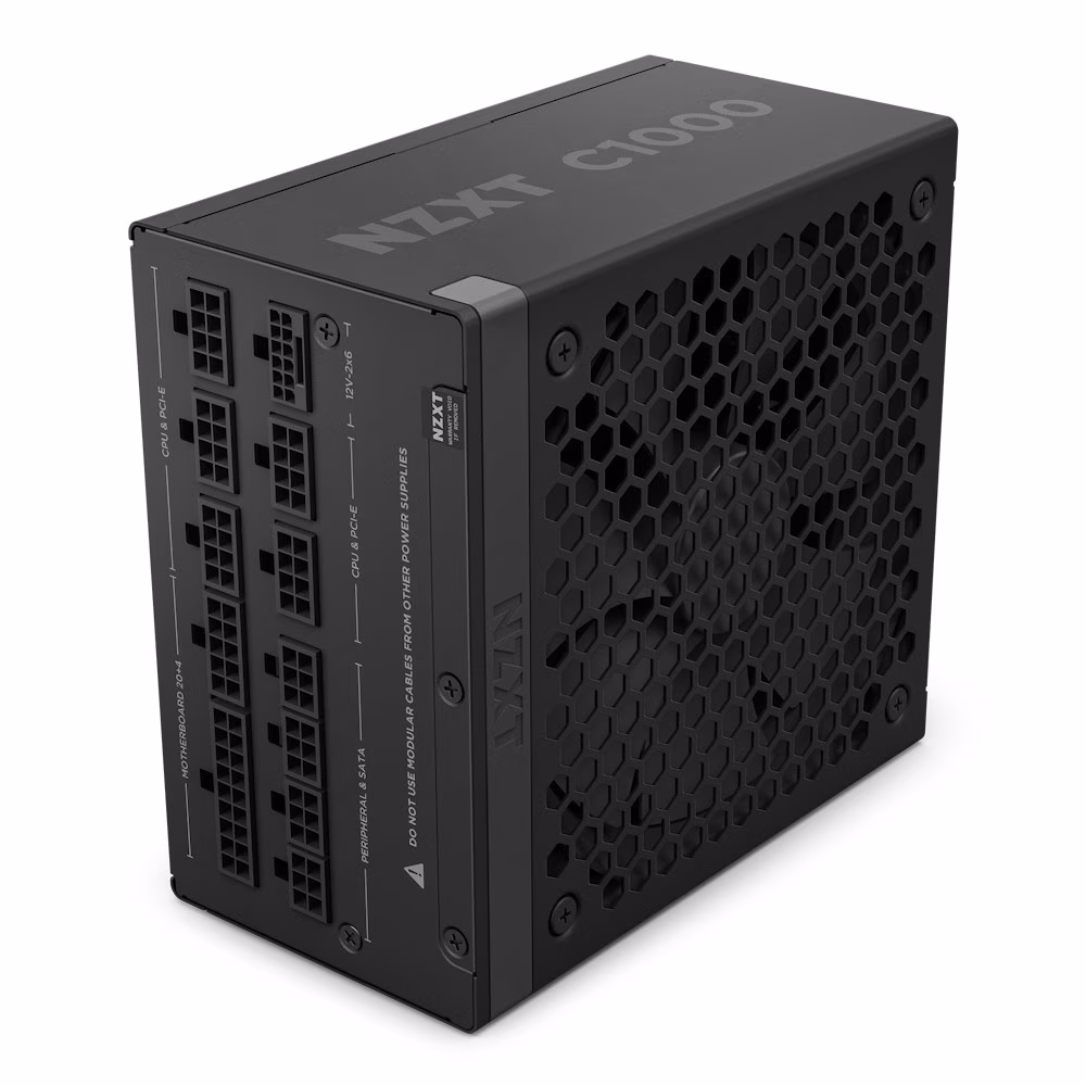 Alimentatore NZXT C1000 Gold 1000 W 24-pin ATX Nero