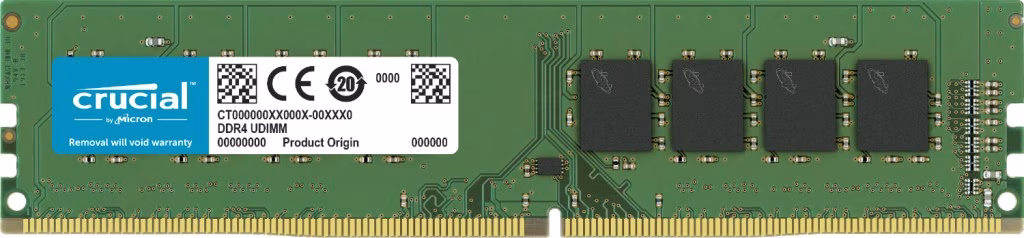 RAM Crucial DDR4 3200MHz 16GB (1x16) CL22