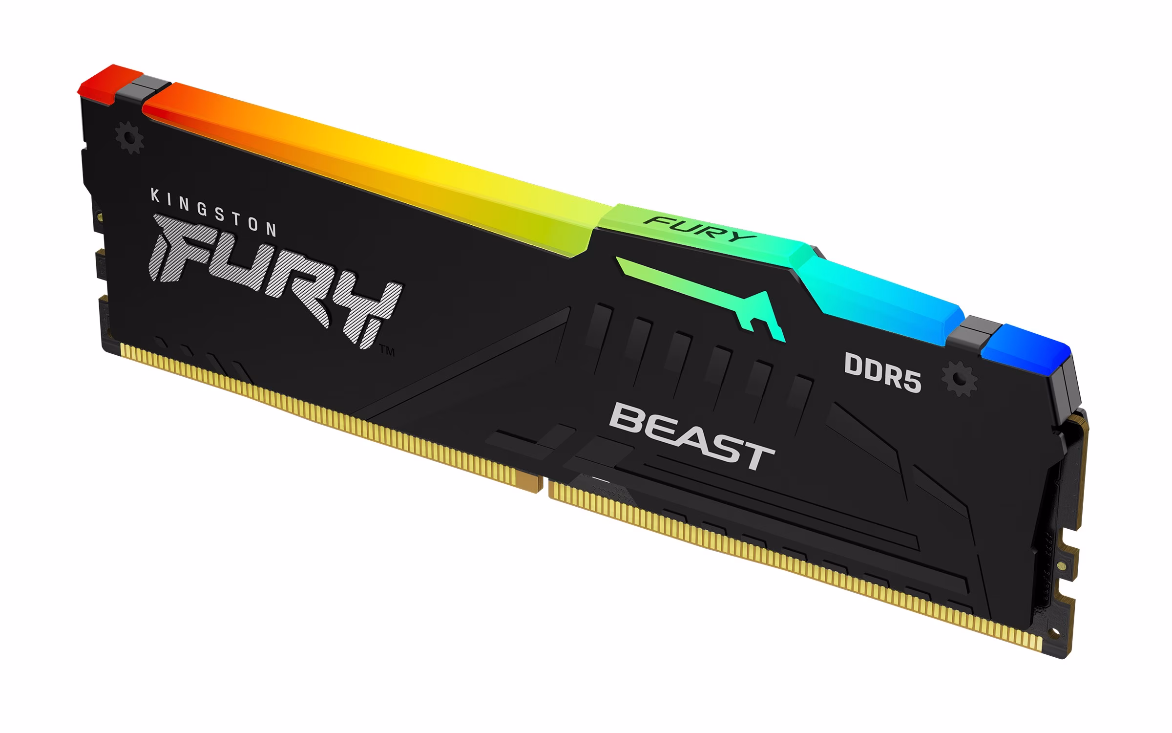 Ram Kingston Fury Beast DDR5 6000Mhz (1x16) 16GB rgb nero xmp CL30