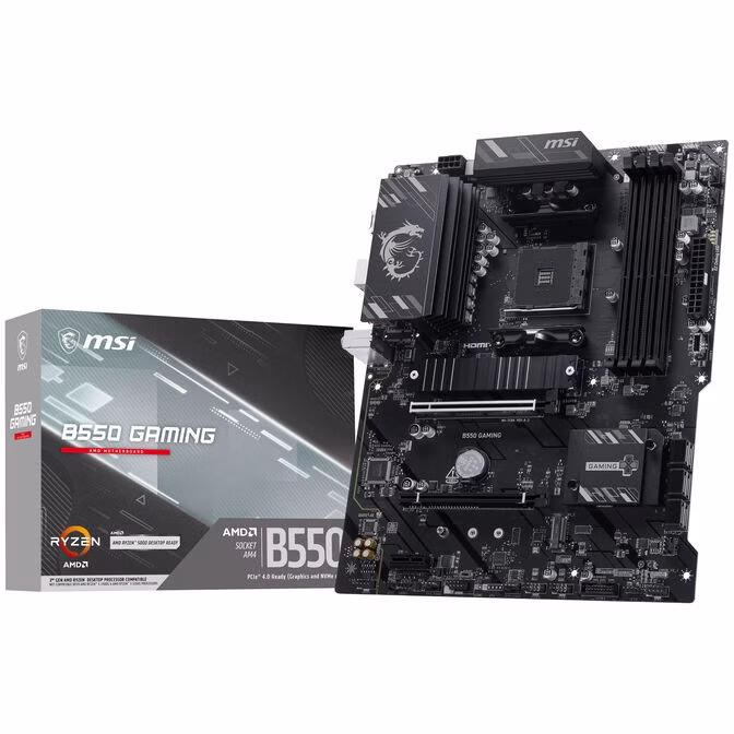 Scheda Madre MSI MPG B550 Gaming ATX DDR4 AM4 Nero