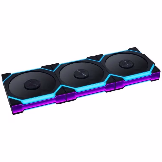 Ventole Lian Li UNI FAN SL-INF Wireless FLEX ARGB Reverse Blade 120mm Con Controller Kit Da 3 Nero