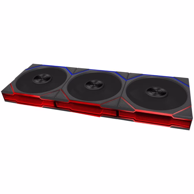 Ventole Lian Li UNI FAN TL Wireless FLEX ARGB Reverse Blade 120mm Con Controller Kit Da 3 Nero