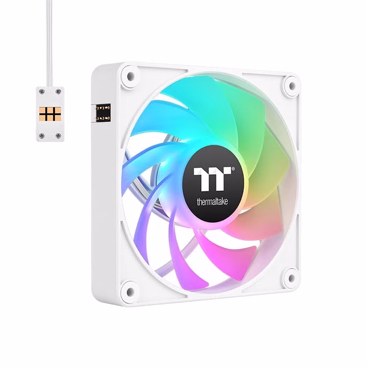 Ventole Thermaltake CT120 EX Reverse Blade ARGB kit Da 3 120mm Bianco