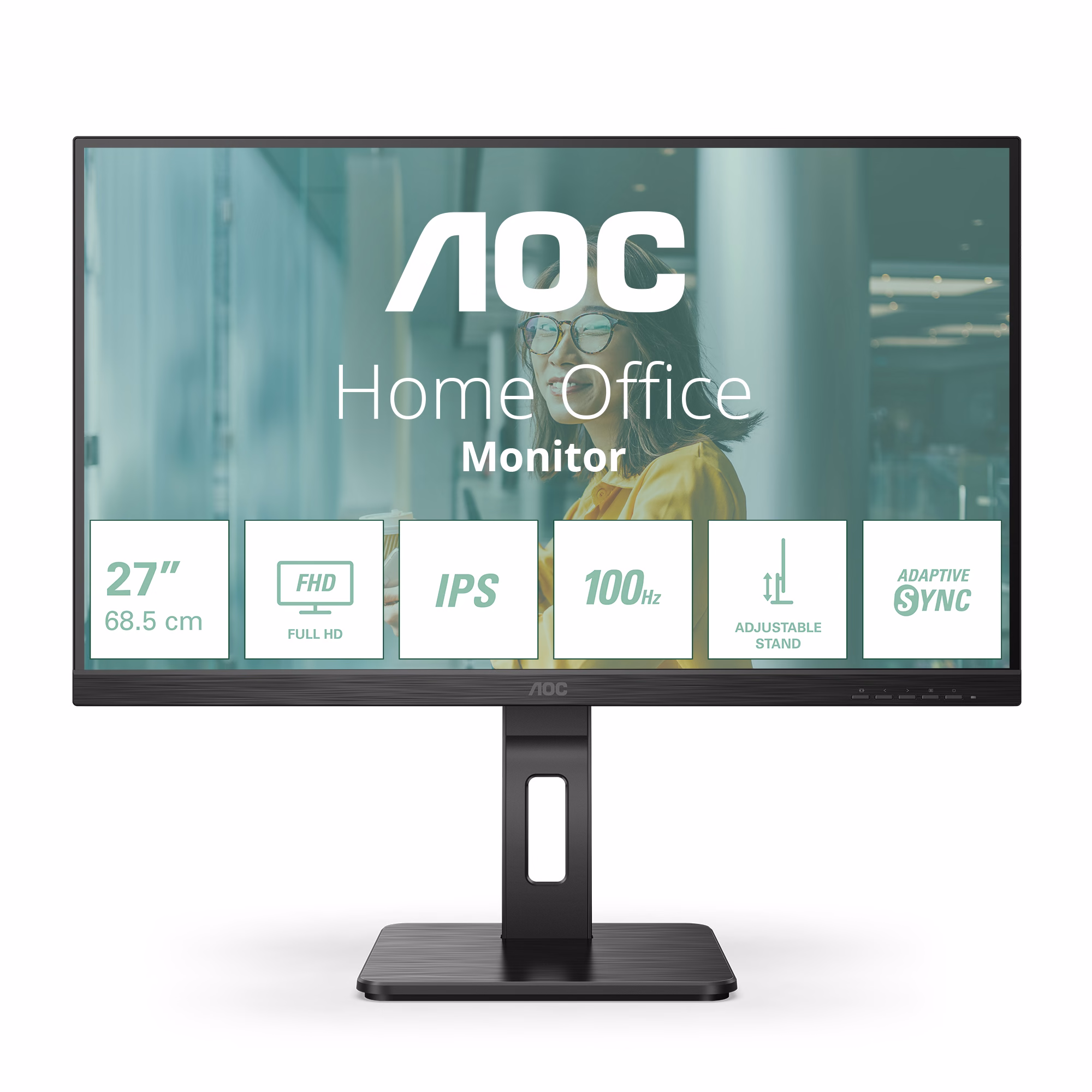 Monitor AOC 27P2Q 27'' FullHD IPS 75 Hz HDMI LED Nero 1 Monitor AOC 27P2Q 27'' FullHD IPS 75 Hz HDMI LED Nero