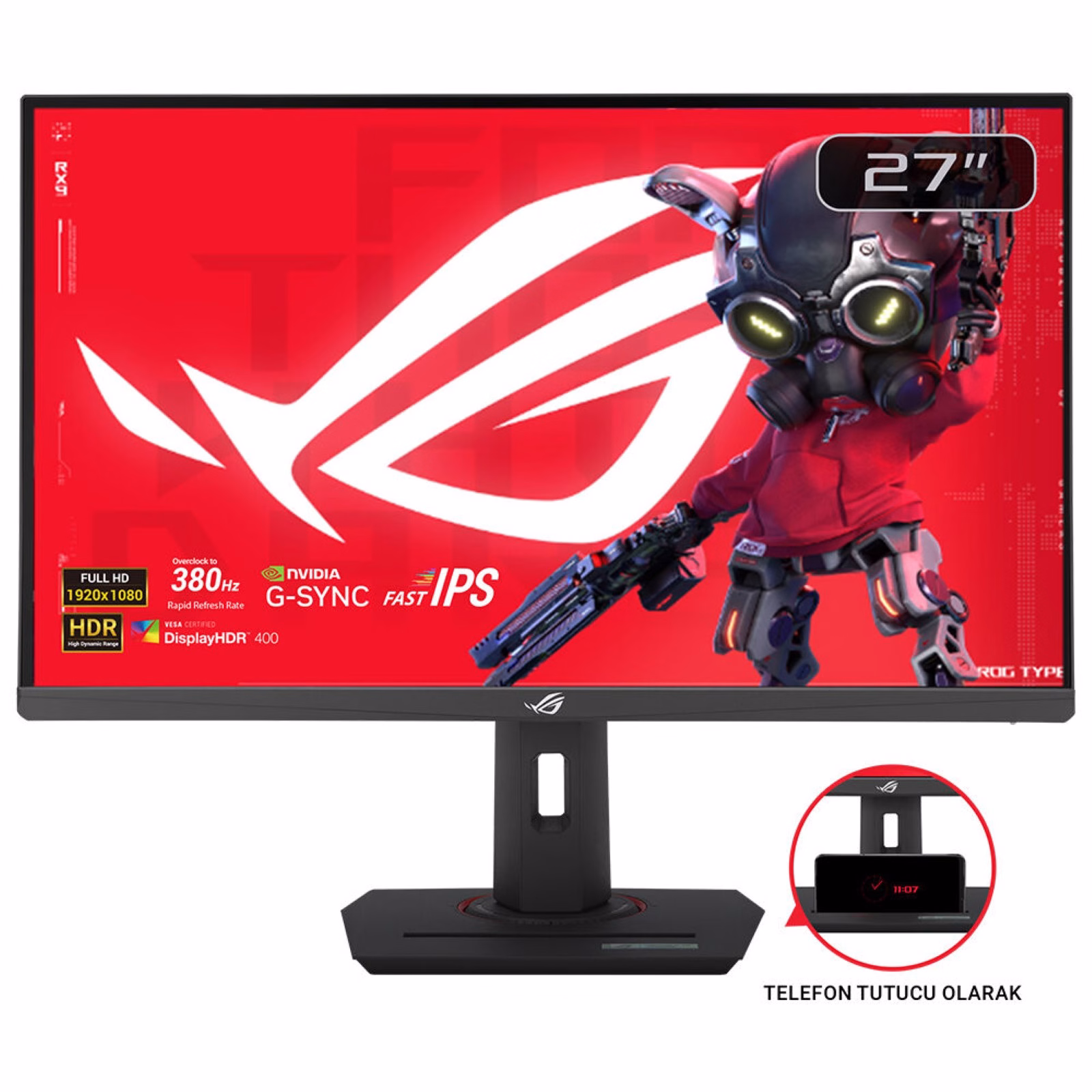 Monitor ASUS ROG Strix XG279CNS 27'' 1920 x 1080 Pixel Full HD LCD Nero