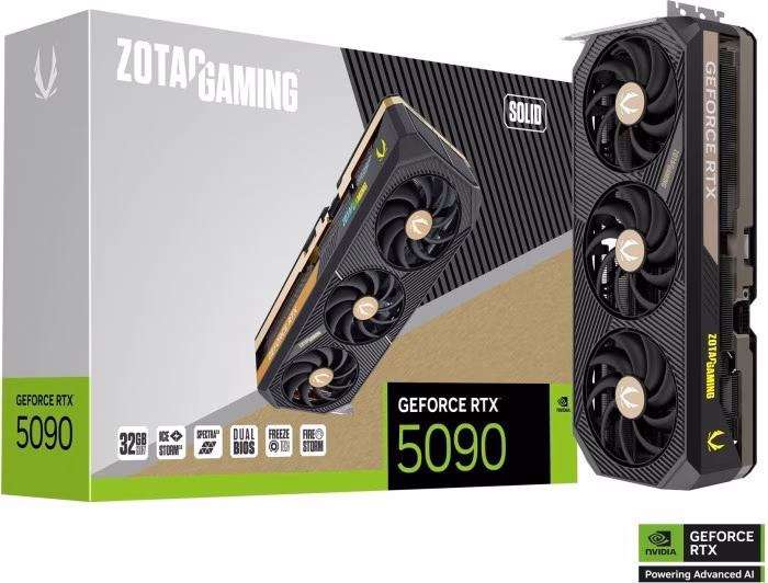 Scheda Video ZOTAC GAMING Nvidia GeForce RTX RTX 5090 Solid 32GB GDDR7