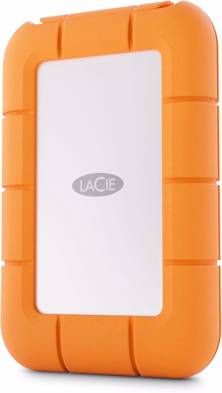 SSD Esterno LaCie Rugged Mini 2 TB USB-C 3.2 Gen 2x2 20 Gbit/s Arancione/Argento