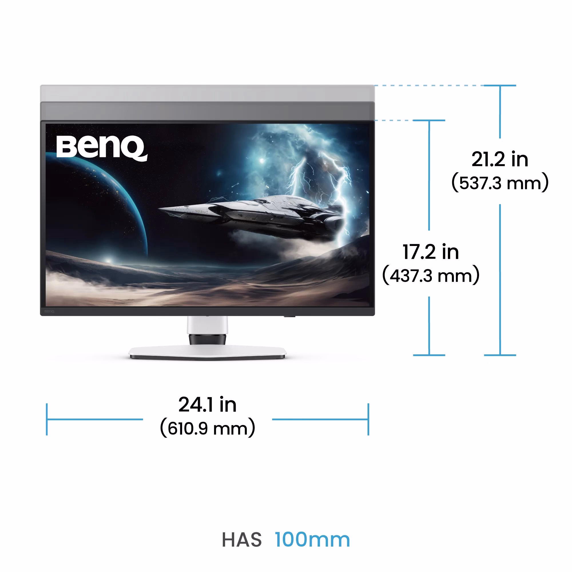 Monitor BENQ MOBIUZ EX271QZ QHD 26,5" 500 Hz OLED FreeSync Premium Pro 7 Monitor BENQ MOBIUZ EX271QZ QHD 26,5" 500 Hz OLED FreeSync Premium Pro - immagine 7