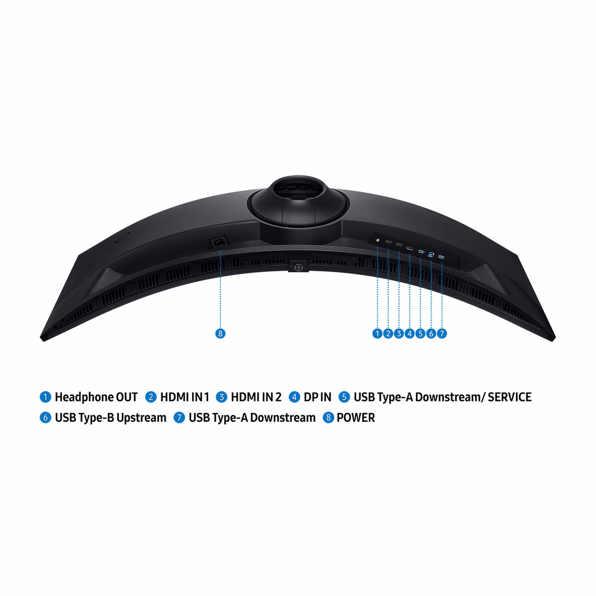 Monitor SAMSUNG Odyssey G9 G91F DQHD 49" 144 Hz VA Curvo FreeSync / G-SYNC Compatible 9 Monitor SAMSUNG Odyssey G9 G91F DQHD 49" 144 Hz VA Curvo FreeSync / G-SYNC Compatible - immagine 9