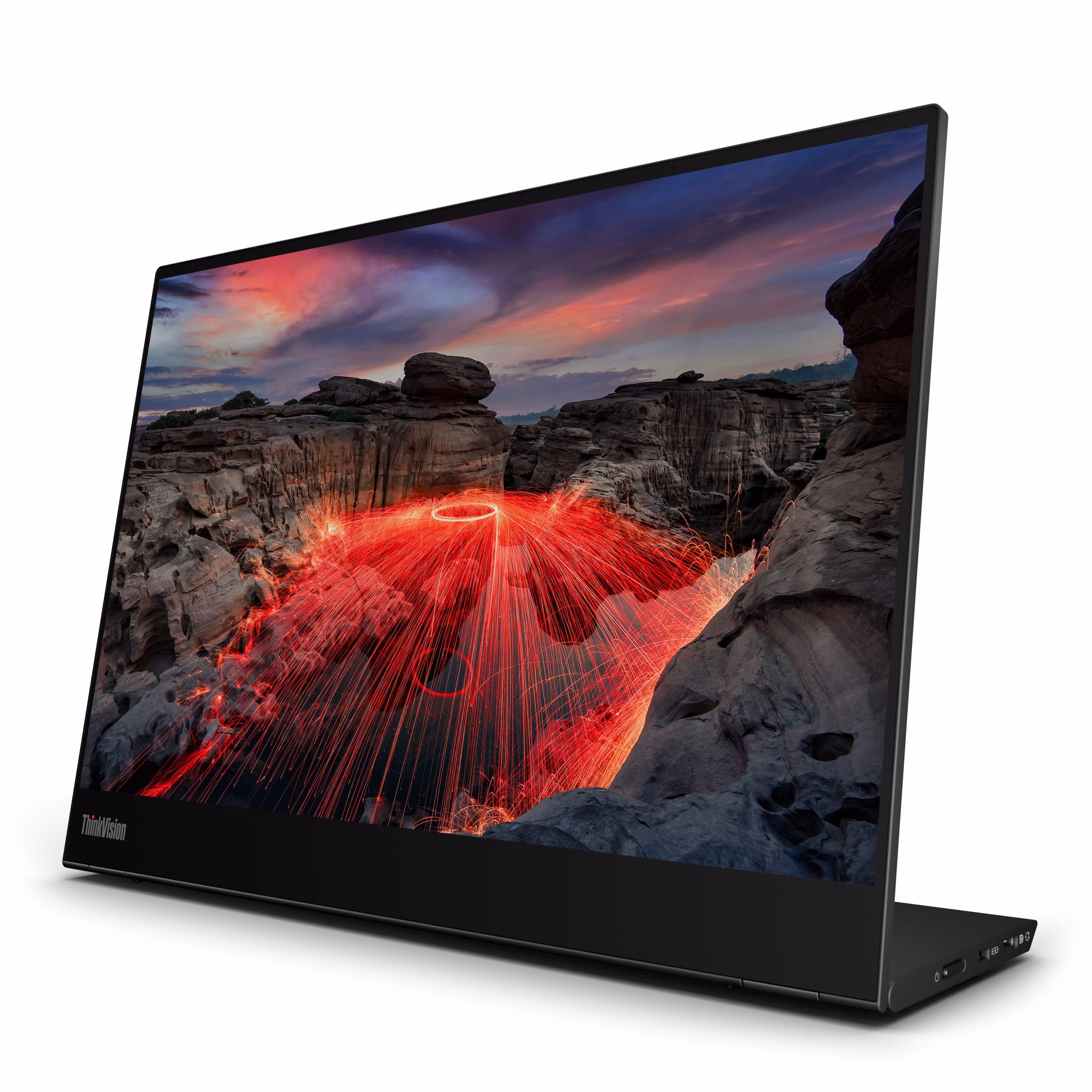 Monitor Lenovo ThinkVision M14t Gen2 14" Nero 22K IPS USB-C 3 Monitor Lenovo ThinkVision M14t Gen2 14" Nero 22K IPS USB-C - immagine 3